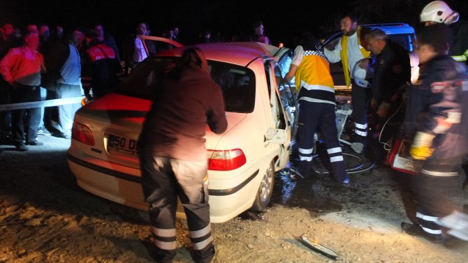 Nevşehir'de trafik kazası: 3 ölü, 2 yaralı