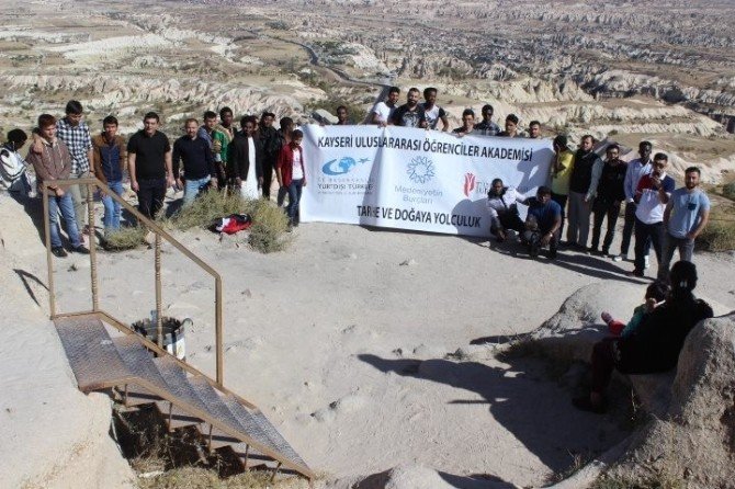Uluslararası öğrenciler, Kapadokya’yı gezdi