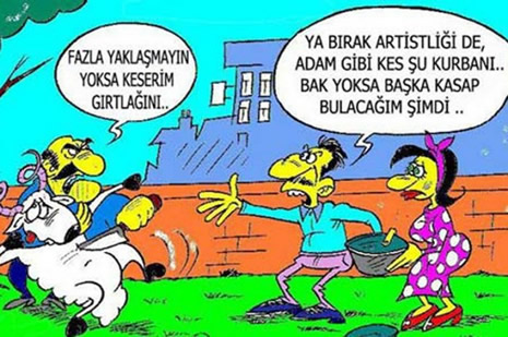 Kurbanlık karikatürler güldürüyor galerisi resim 17