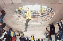 Üç boyutlu sokak sanatı