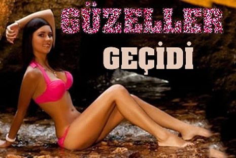 Güzeller geçidinde seksi pozlar