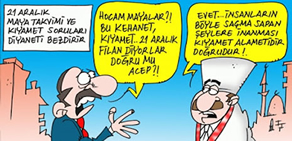 21 Aralık karikatürleri koparıyor