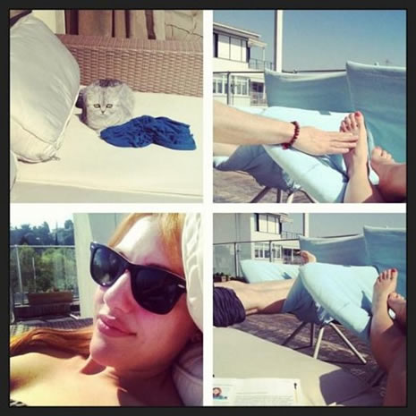 Meryem Uzerli güneşin tadını çıkardı  galerisi resim 1