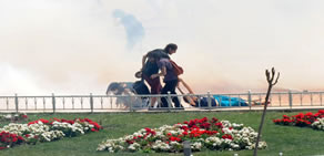 Taksim'den dünyaya paylaşılan kareler 