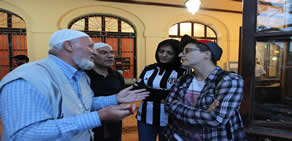 Çarşı'dan camiye teşekkür ziyareti 