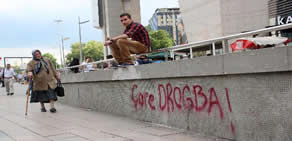 Ankara'da eylem manzaraları