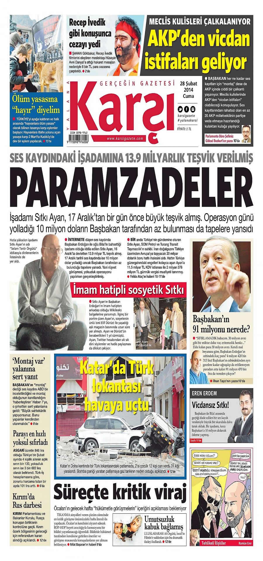 28 Şubat gazete manşetleri galerisi resim 10