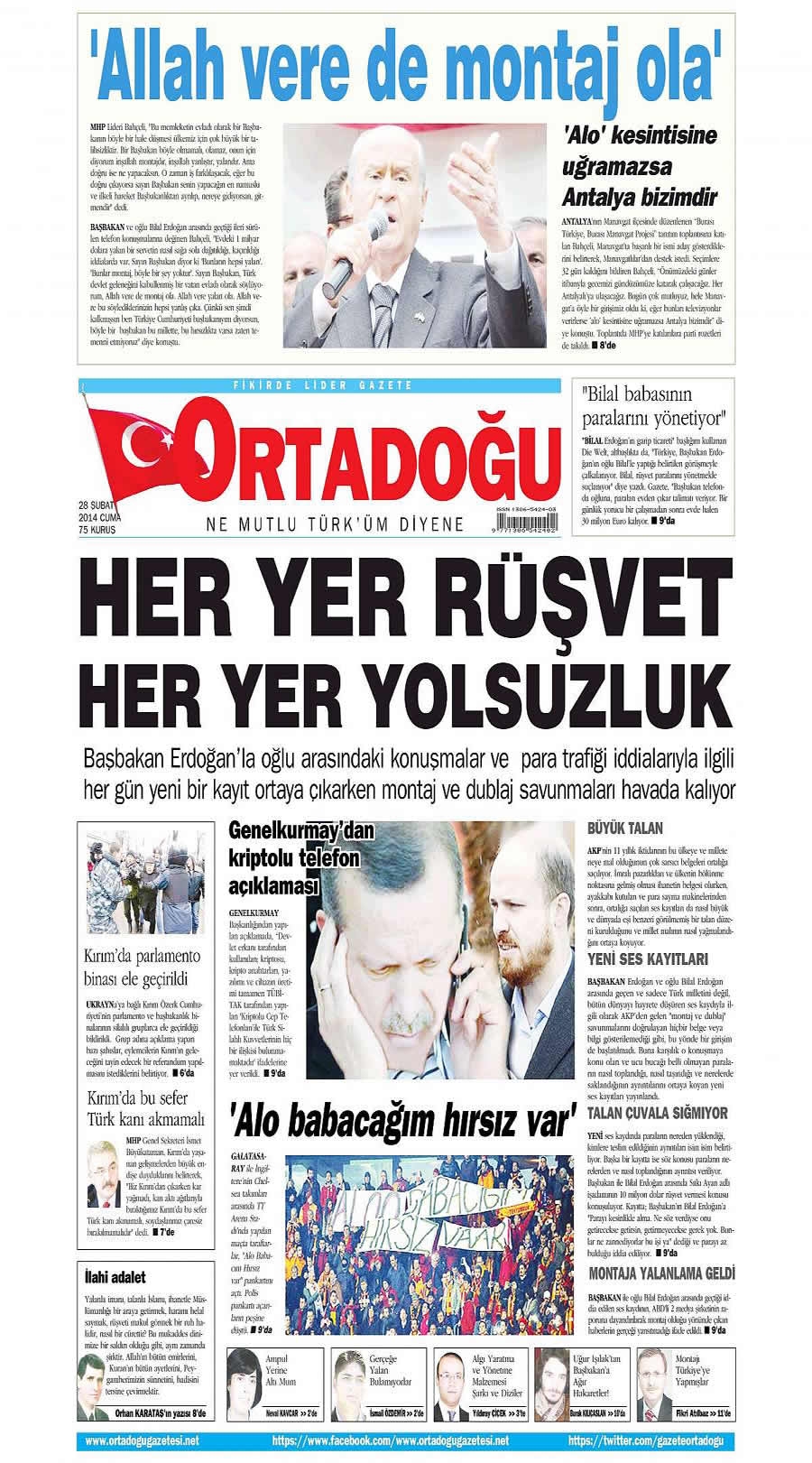 28 Şubat gazete manşetleri galerisi resim 14