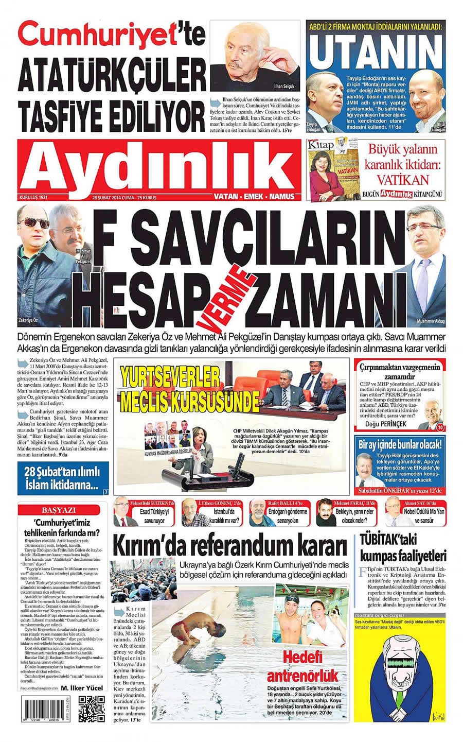 28 Şubat gazete manşetleri galerisi resim 2