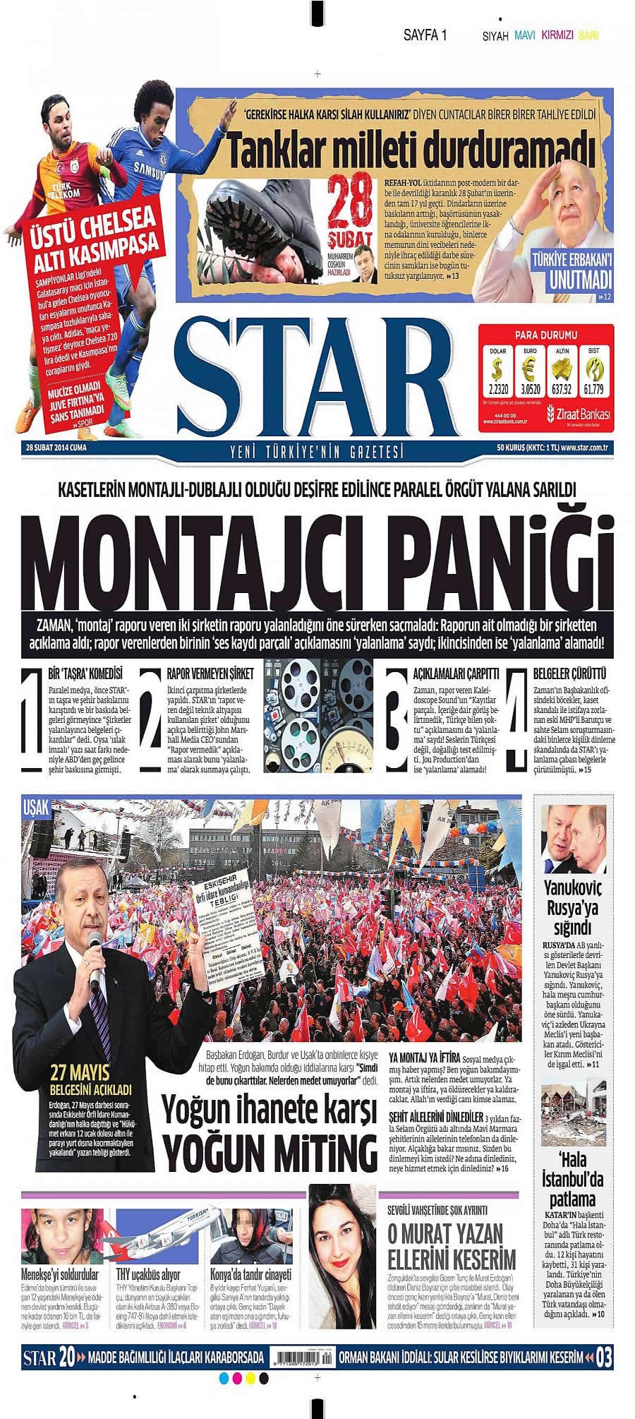 28 Şubat gazete manşetleri galerisi resim 20