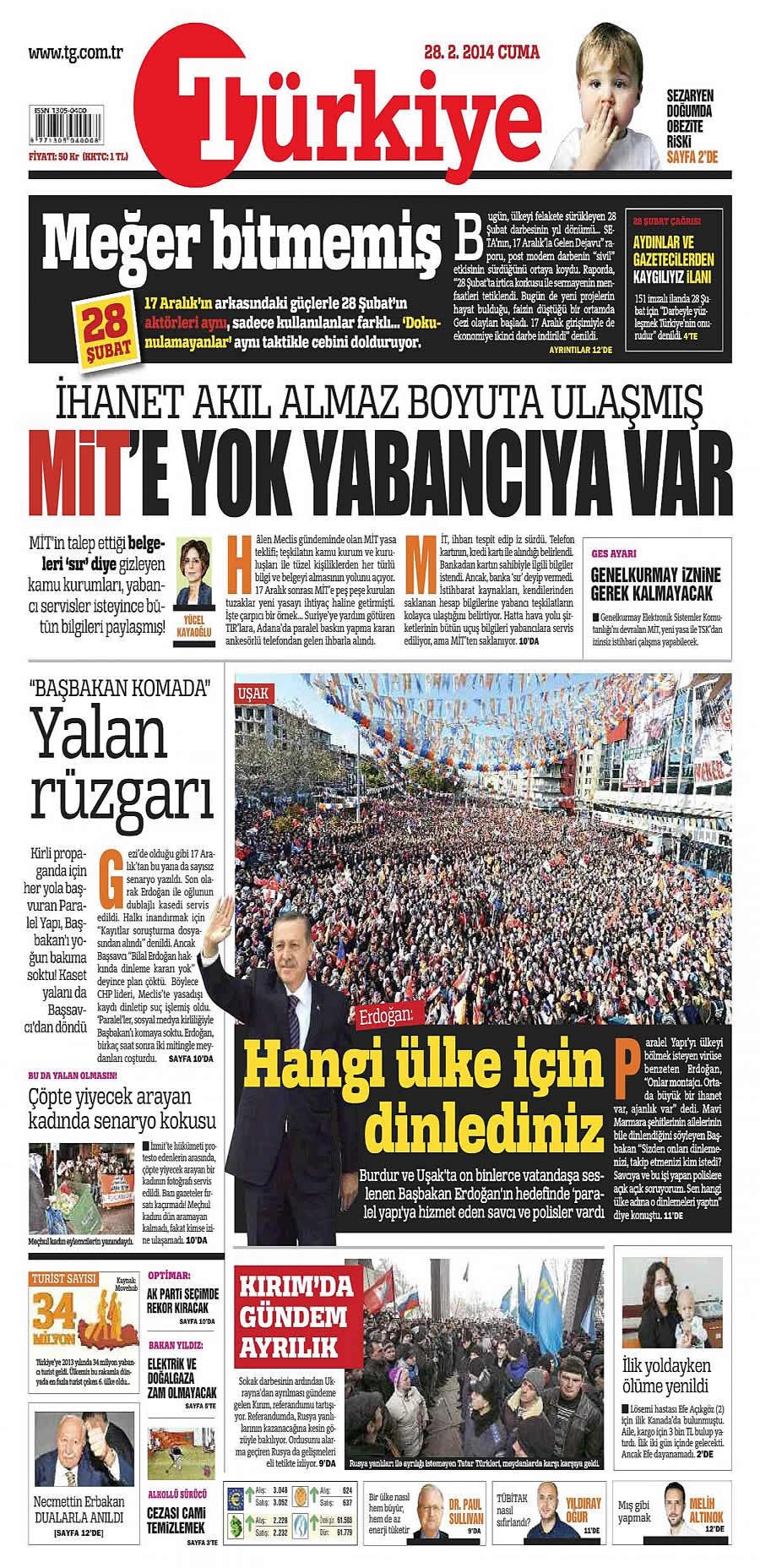 28 Şubat gazete manşetleri galerisi resim 23