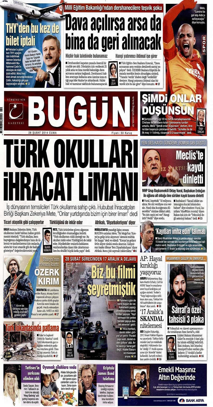 28 Şubat gazete manşetleri galerisi resim 4