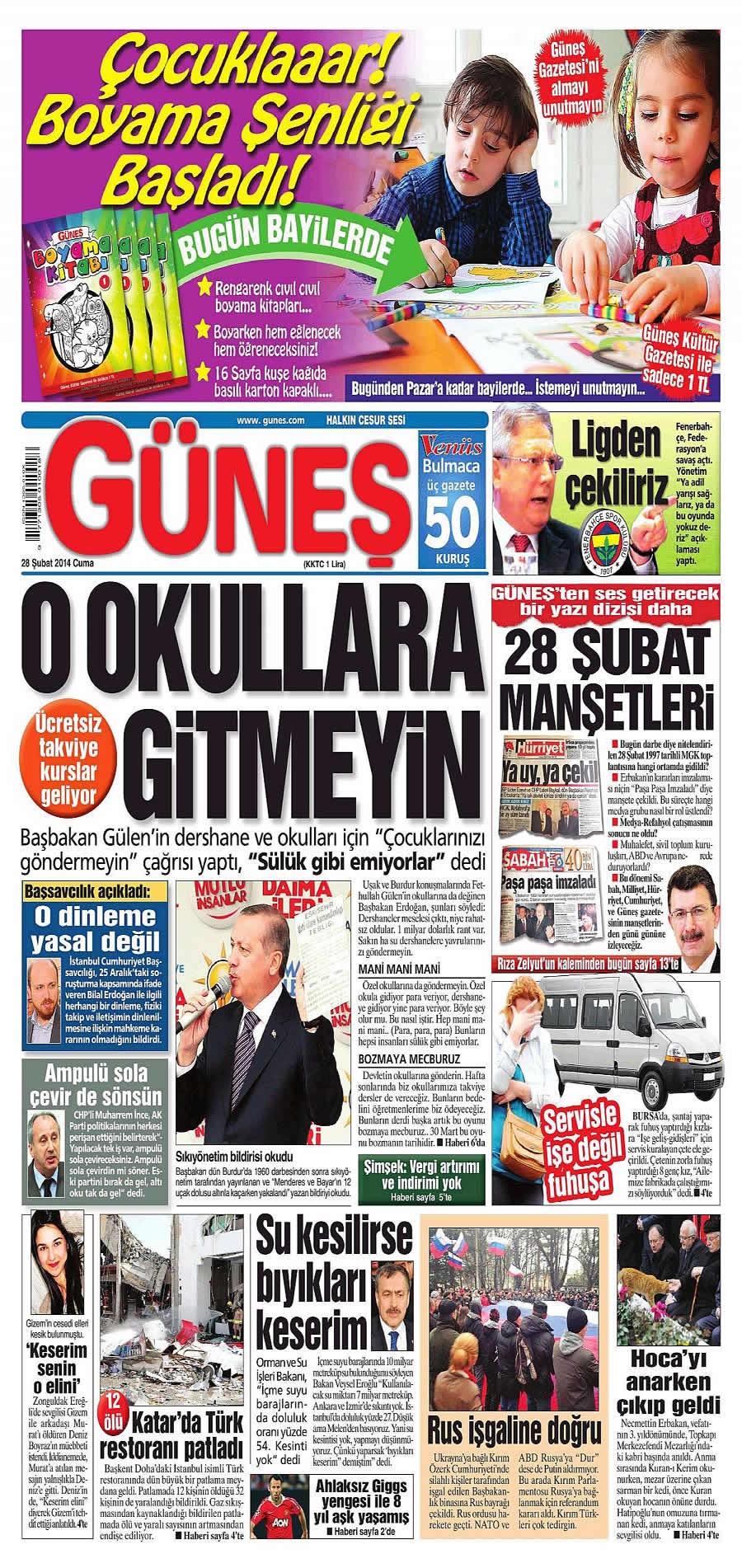 28 Şubat gazete manşetleri galerisi resim 7