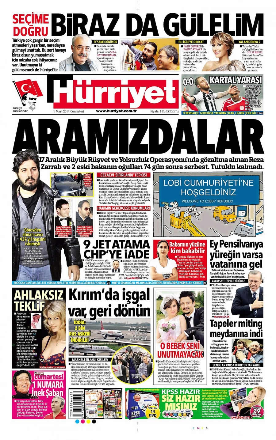 1 Mart gazete manşetleri galerisi resim 11