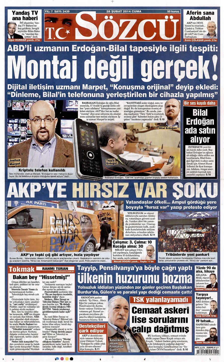 1 Mart gazete manşetleri galerisi resim 22