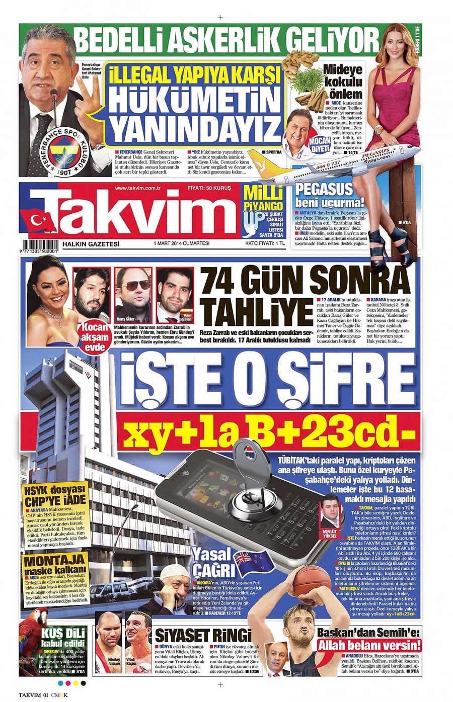 1 Mart gazete manşetleri galerisi resim 24