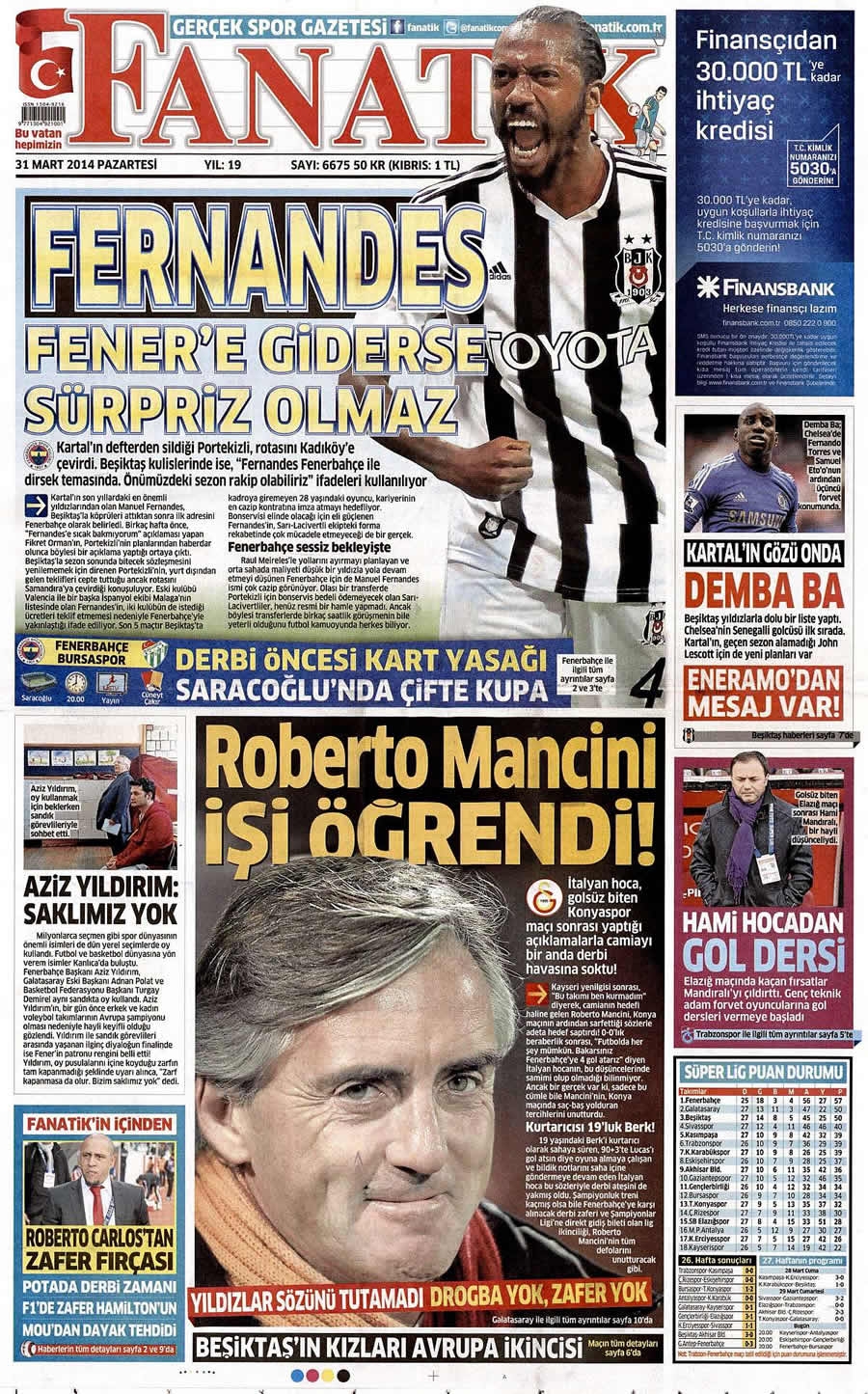 31 Mart gazate manşetleri galerisi resim 9