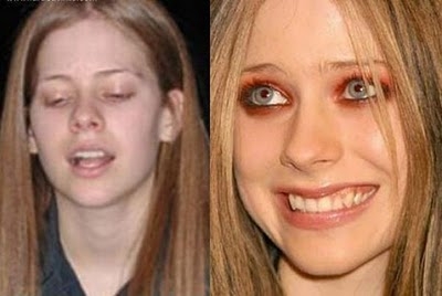 Ünlülerin makyajlı ve makyajsız resimleri galerisi resim 10