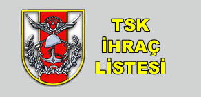 TSK'dan atılacaklar listesi