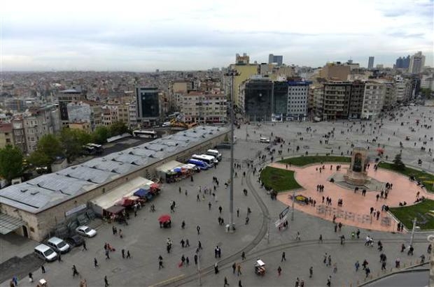Taksim'de 1 Mayıs önlemleri galerisi resim 1