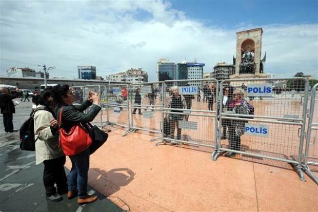 Taksim'de 1 Mayıs önlemleri galerisi resim 15