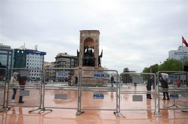 Taksim'de 1 Mayıs önlemleri galerisi resim 18