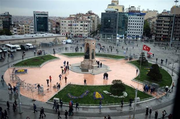 Taksim'de 1 Mayıs önlemleri galerisi resim 19