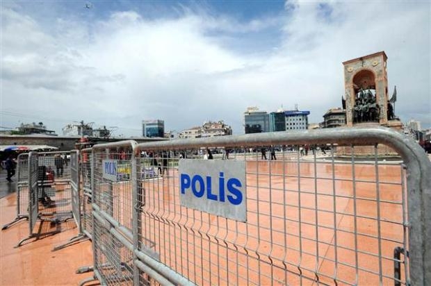 Taksim'de 1 Mayıs önlemleri galerisi resim 9