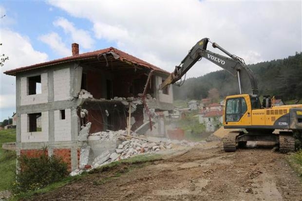 Bolu yaylalarında yıkım başladı galerisi resim 3