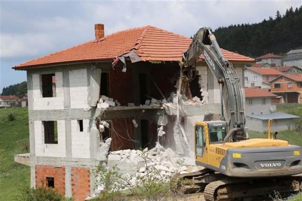 Bolu yaylalarında yıkım başladı galerisi resim 7