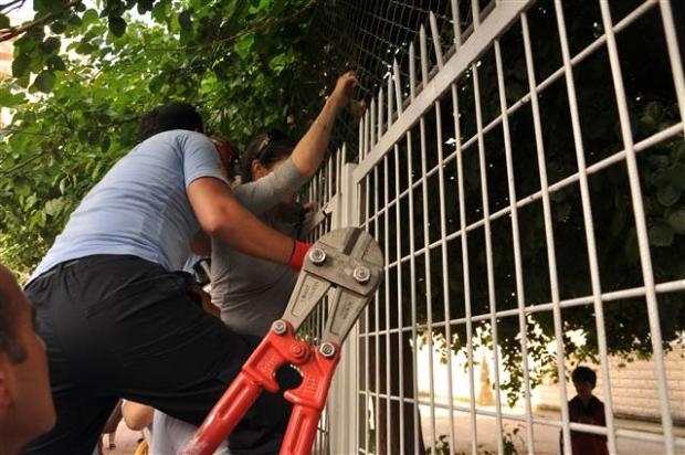 Dut toplarken koluna demir saplandı galerisi resim 2