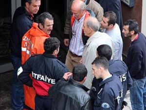 Yangına giden itfaiyeciye büyük şok