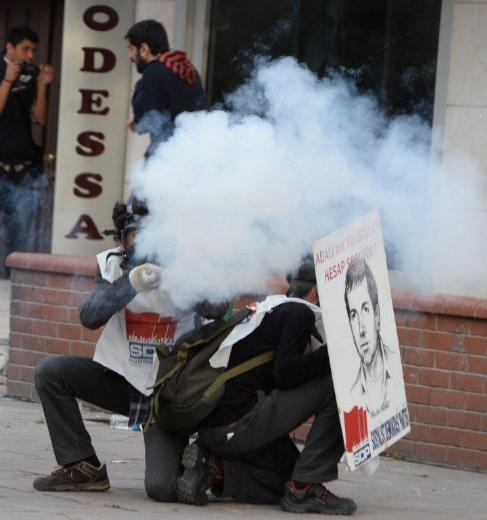 Kızılay'da 'Soma' eylemine polis müdahale etti galerisi resim 30