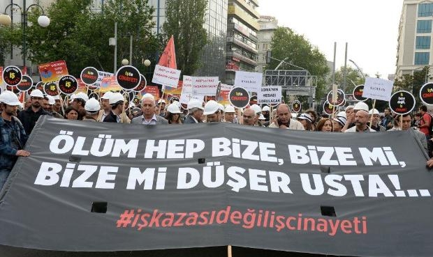 Kızılay'da 'Soma' eylemine polis müdahale etti galerisi resim 6