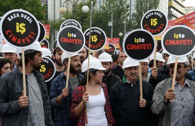 Kızılay'da 'Soma' eylemine polis müdahale etti galerisi resim 7