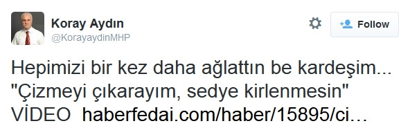 Ünlü isimlerden Soma faciası tweetleri galerisi resim 13