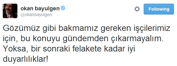 Ünlü isimlerden Soma faciası tweetleri galerisi resim 21