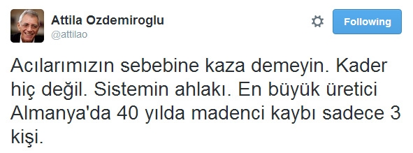 Ünlü isimlerden Soma faciası tweetleri galerisi resim 26