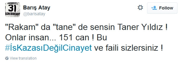Ünlü isimlerden Soma faciası tweetleri galerisi resim 40