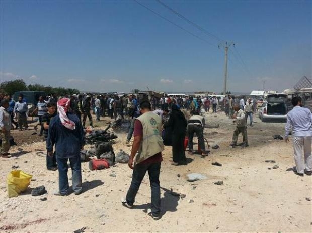 Suriye sınırındaki patlamada 17 kişi öldü galerisi resim 1