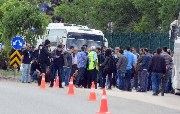 Soma girişinde polis kontrol noktaları galerisi resim 3