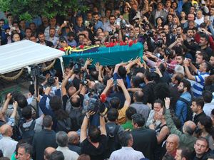 Uğur Kurt'un cenaze töreni