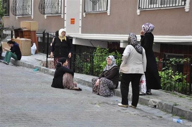 Deprem sonrası halk sokağa döküldü galerisi resim 32