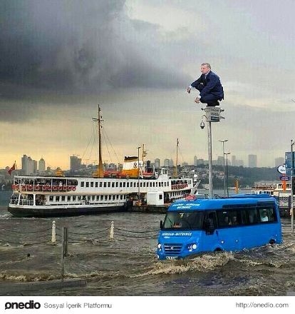 Sosyal medyada sel geyikleri galerisi resim 2