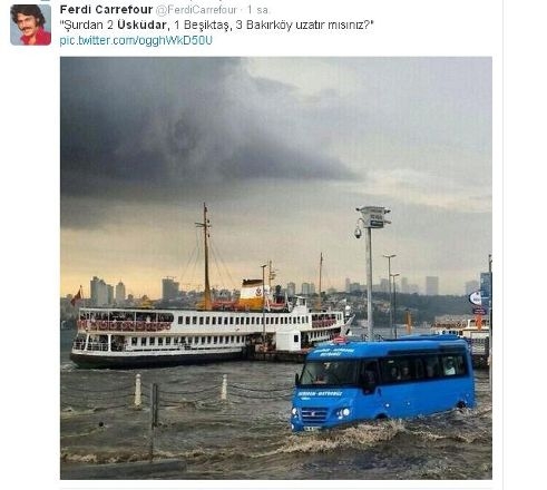 Sosyal medyada sel geyikleri galerisi resim 6