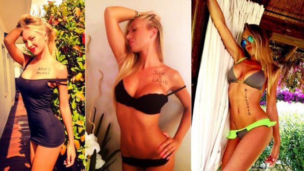 Laura Cremaschi´den tanga şov galerisi resim 4