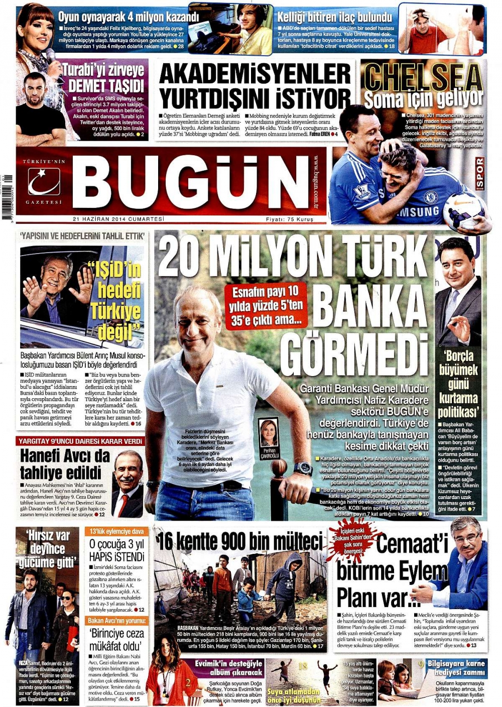 Günün gazete manşetleri galerisi resim 13