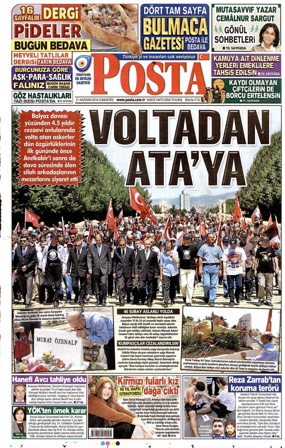 Günün gazete manşetleri galerisi resim 4