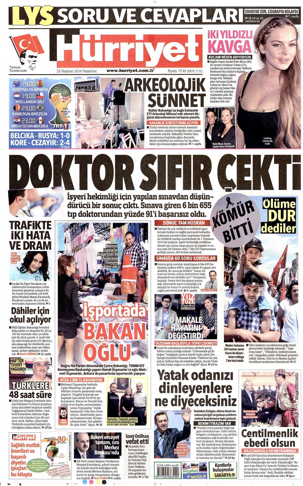 Günün gazete manşetleri galerisi resim 1