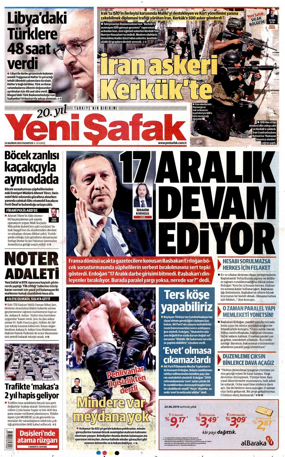 Günün gazete manşetleri galerisi resim 12